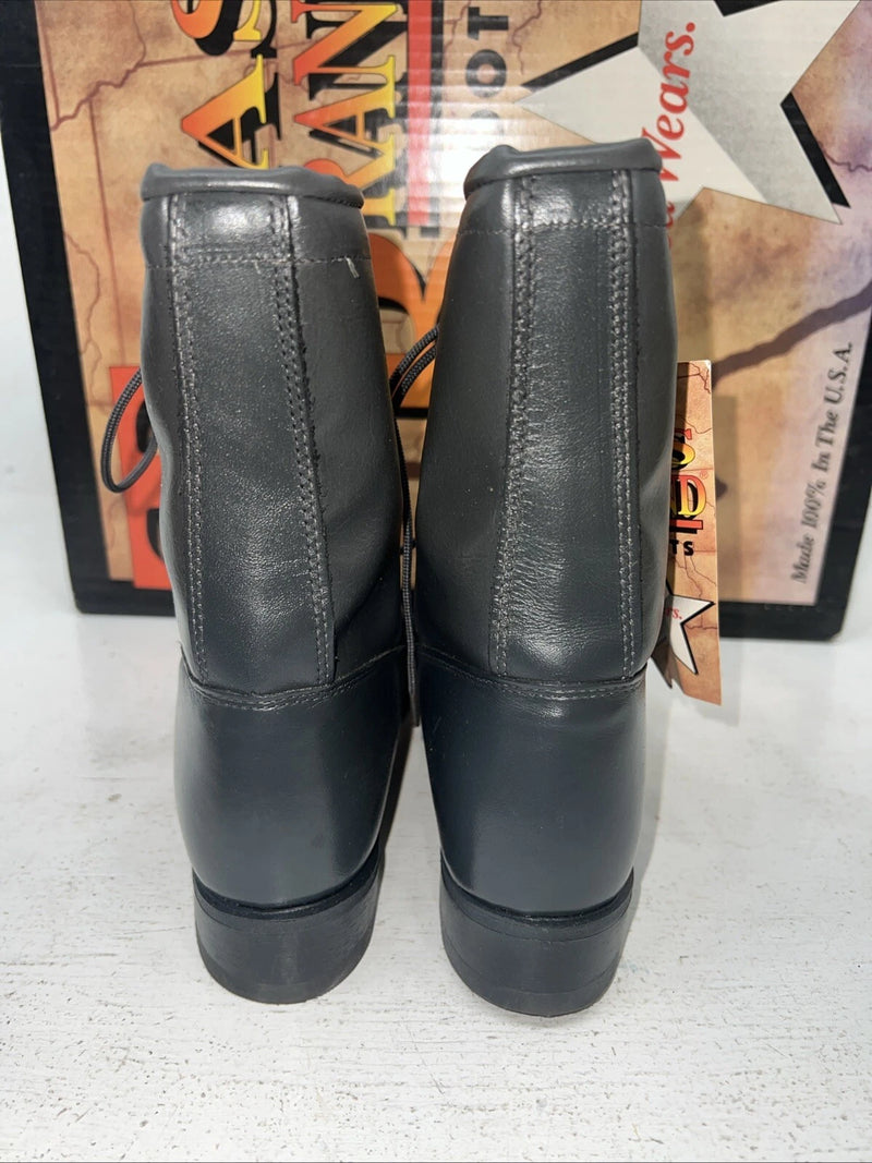 New Women’s Grey Texas Brand Cowboy Boots. 4442 6.5 6 1/2 M. 19-77