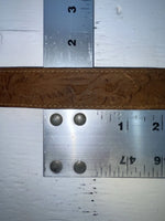 New Brown Genuine Leather Acme Tooled 28” Belt #5022 NN-25
