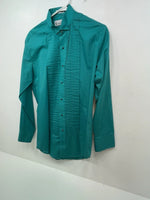 New Women’s Green Chaplin Long Sleeve Button Up Shirt M 3B-45