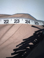 New Women’s Brown With Fringe 1849 Authentic Ranchwear  Button Up 3B-111