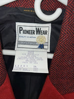 New Women’s Red Pioneer Wear Wool Blazer 14 #06151 UU-1