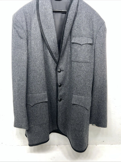 New Men’s Pioneer Wear Black Suit Jacket 44L #12556 AA-610
