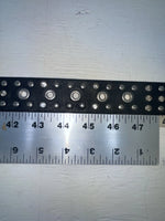 New Black Genuine Leather Nocona Silver Bling XXL Belt #N3431901 NN-119