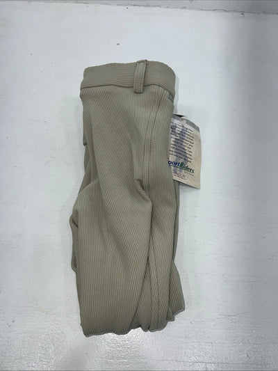 New Children’s Tan Sport Riders Classic Knee Patch Breeches. 4 041565 C-36