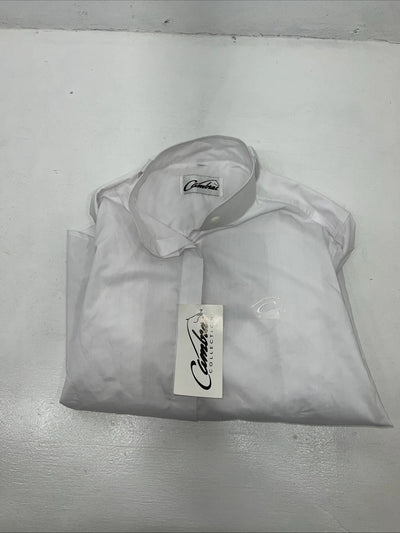 New Women’s White Cambrai Long Sleeve English Shirt. 14 G-60