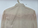 New Women’s H Bar C Tan Long Sleeve Pearl Snap Size 34 II-85