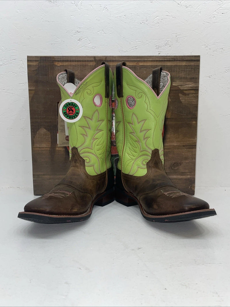 New Women’s Green Laredo Cowboy Boots. 5606 8 M. 16-64