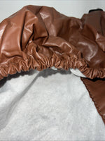 New Brown Vinyl English Saddle Cover With Handles #239976 HH-41