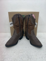 New Kids Brown Smoky Moutnain Cowboy Boots. 1122 C 12. 22-99