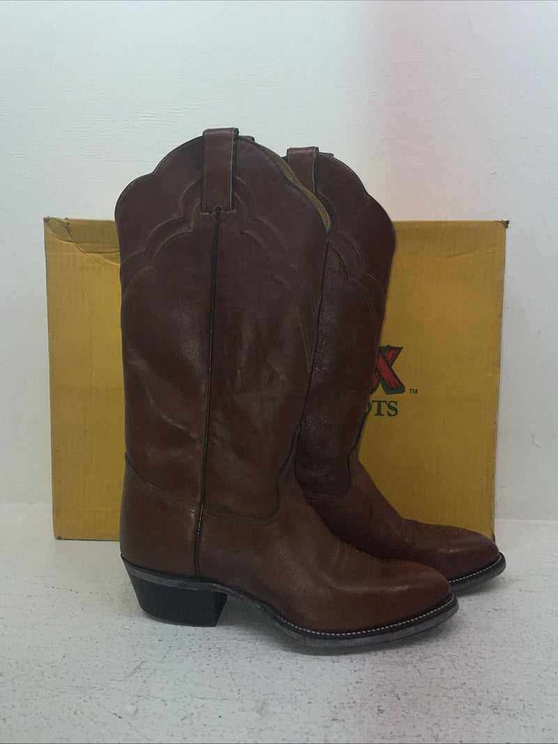 New Men’s Brown Westex Cowboy Boots. 601 9 D. 3-48