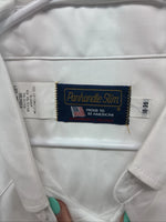 New Men’s Panhandle Slim White Long Sleeve Button Up 18 2XL F-59