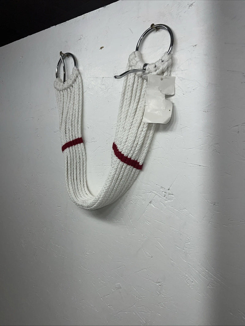 New Tough 1 White Red Mohair 33” Cinch #59-1233 U-22