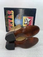 New Men’s Brown Texas Brand Cowboy Boots. 4785 8 M. 1-119