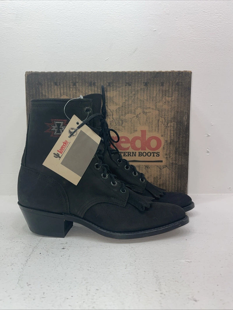 New Women’s Black Laredo Cowboy Boots. 9178 8.5 8 1/2 M. 16-112