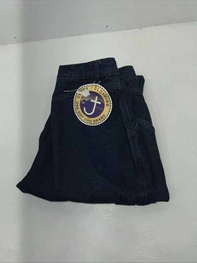 New Women’s Cross J No Back Pockets Denim Jeans. 11/12x36 M-1