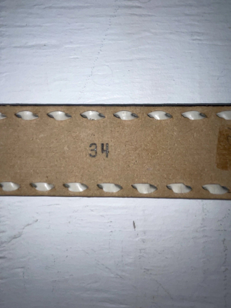 New Blue Genuine Leather Weaved 34” Belt #7030 Z-144