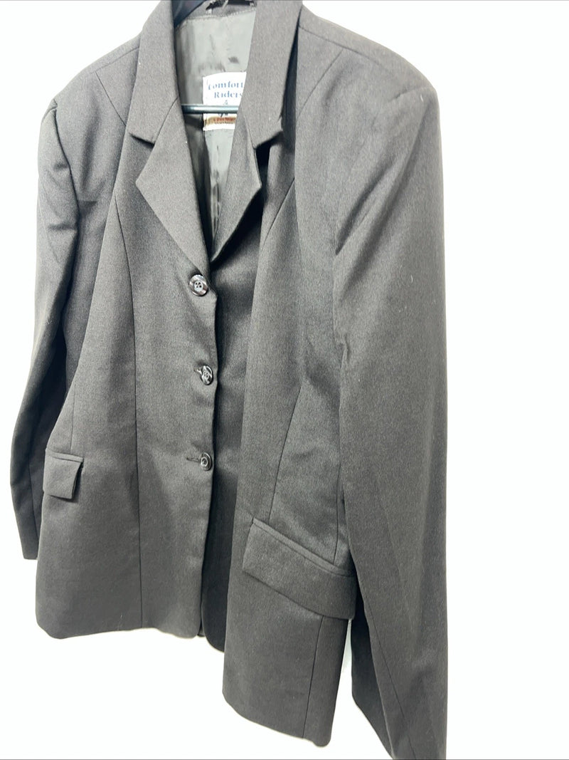 New Women’s Comfort Riders Brown Hunt Meister Riding Coat 18L #23-31000 V-605