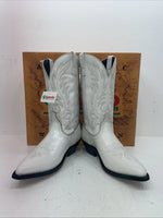 New Women’s White Laredo Cowboy Boots. 5743 8.5 8 1/2 M. 16-102