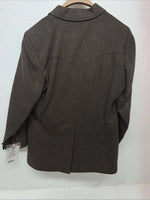 New Men’s Pioneer Wear Brown Suit Coat 42 #12580 Y-602