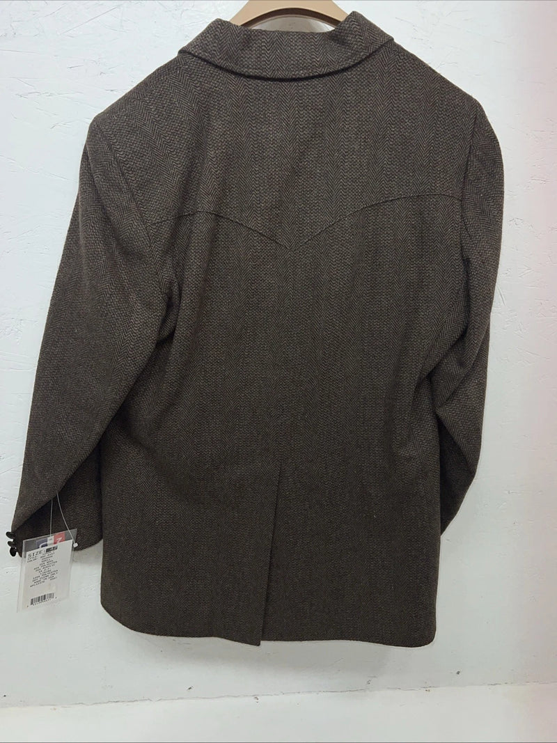 New Men’s Pioneer Wear Brown Suit Coat 42 #12580 Y-602