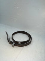 New Brown Genuine Leather Nocona Silver Pendent 30” Belt #3216215 NN-23