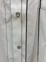 New Men’s Panhandle Slim White Stripe Short Sleeve Pearl Snap 15.5 Medium V-20