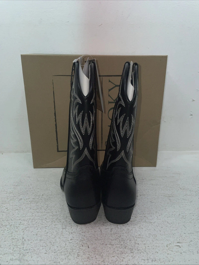 New Kids Black Smoky Mountain Cowboy Boots. 1032 B C 13. 23-70