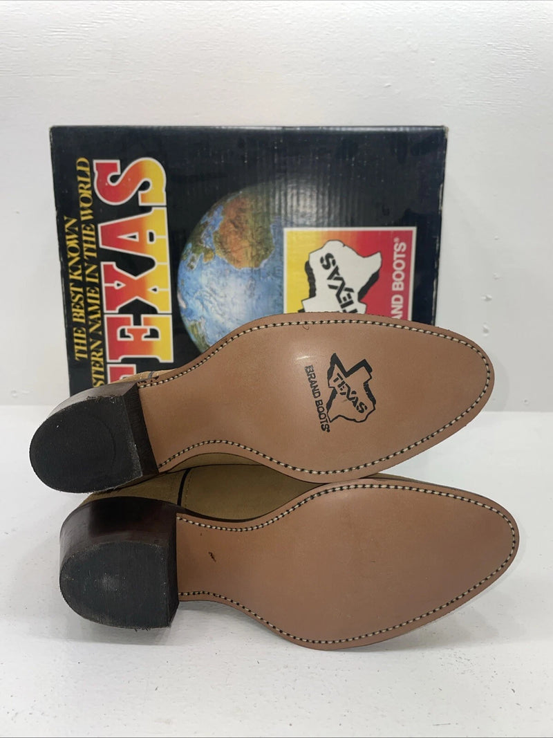 New Women’s Brown Texas Brand Cowboy Boots. 4906 8 M. 16-19