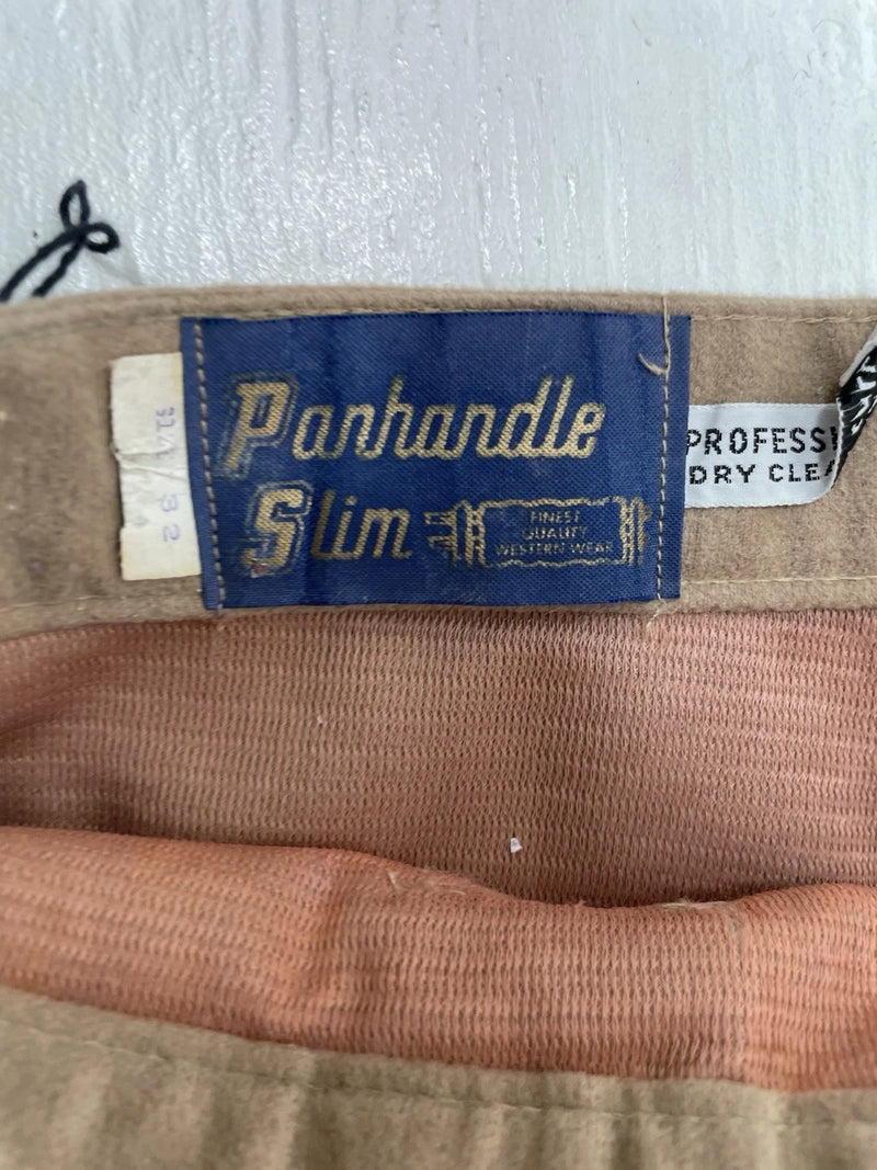 New Vintage Tan Panhandle Slim Polyester Pants OO-27