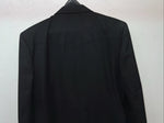New Men’s Circle S Black Suit Jacket 44R #25832 T-600