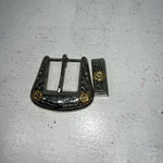New Women’s Gold Silver Belt Loop And Buckle. 050586 A-127
