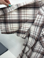 New Men’s ELY Cattleman Multiple Color Flannel Short Sleeve Pearl Snap 4XL E-85