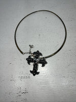 New Women’s Montana Silversmiths Silver Black Faith Cords Necklace. NC1183 A-57