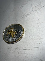 New Children’s Gold Silver Bull Rider Belt Buckle. F-14