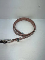 New Pink Genuine Leather Nocona Silver Bling 36” Belt #N1344999 Z-38