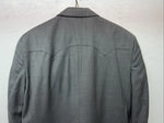 New Men’s Circle S Grey Suit Jacket 46R #25832 T-605