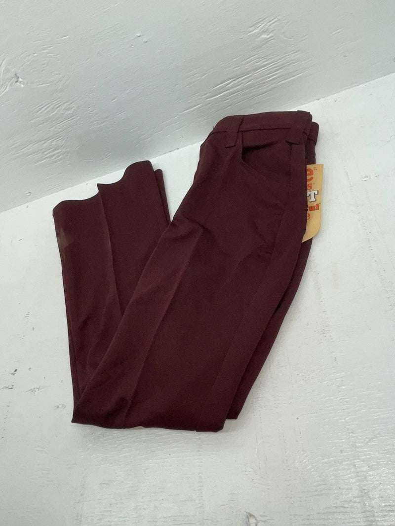 New Vintage Red Lee Polyester Pants #2004061 ZZ-11
