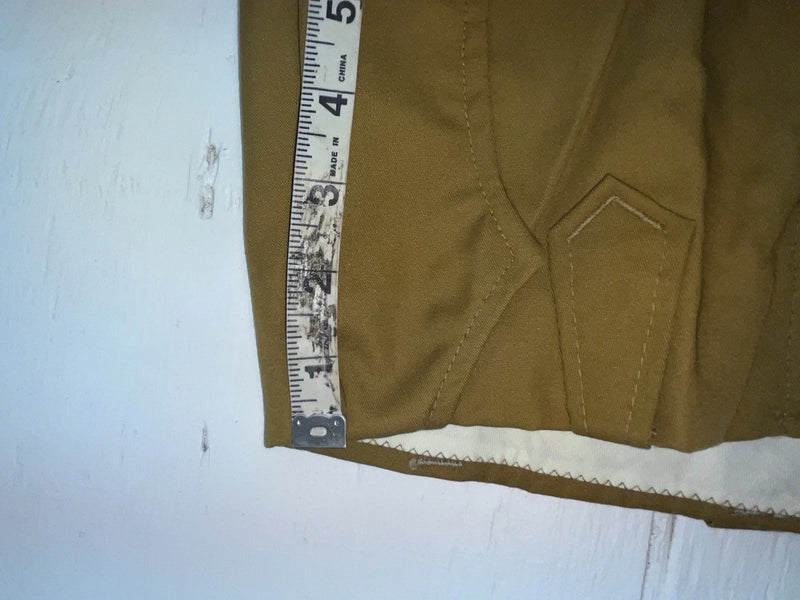 New Vintage Brown Western Girl Polyester Pants #77 SS-66
