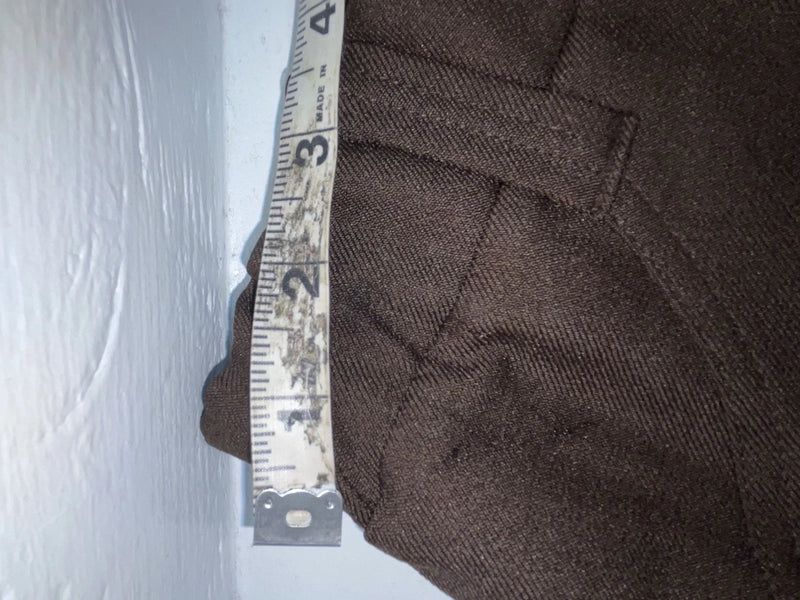 New Vintage Brown H Bar C Polyester Pants #MR477 SS-42
