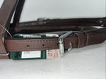 New Leather Tough 1 Western Browband Headstall W/ Split Reins And Bit Large S-73