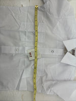 New Kids ELY Classic White Long Sleeve Pearl Snap Size 14 CC-118