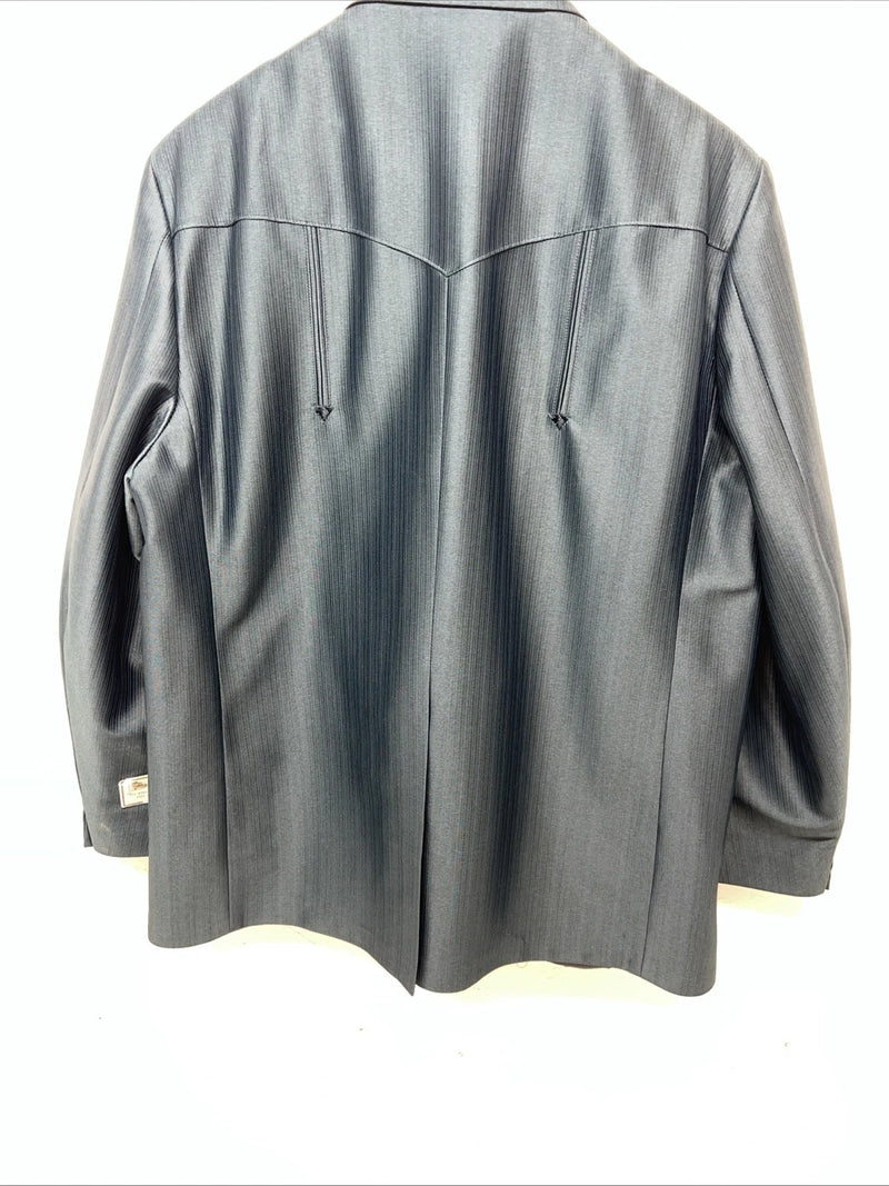 New Men’s Mesquite Blue Suit Jacket 54R #6103 Y-606