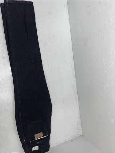 New Women’s Black Wrangler Pro Rodeo Cowboy Cut Denim Jeans. 12/34 C-25
