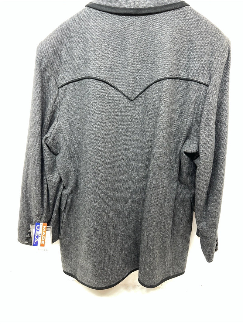 New Men’s Pioneer Wear Gray Suit Jacket 48 #12556 Y-605
