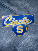 New Vintage Blue Circle S Polyester Pants #CP4776 XX-80