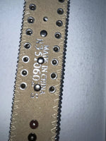 New Cow Print Genuine Leather Blazin Roxx Bling S Belt #N3510602 Z-59
