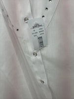 New Women’s White Horse White Gem Long Sleeve Pearl Snap 2XL II-1
