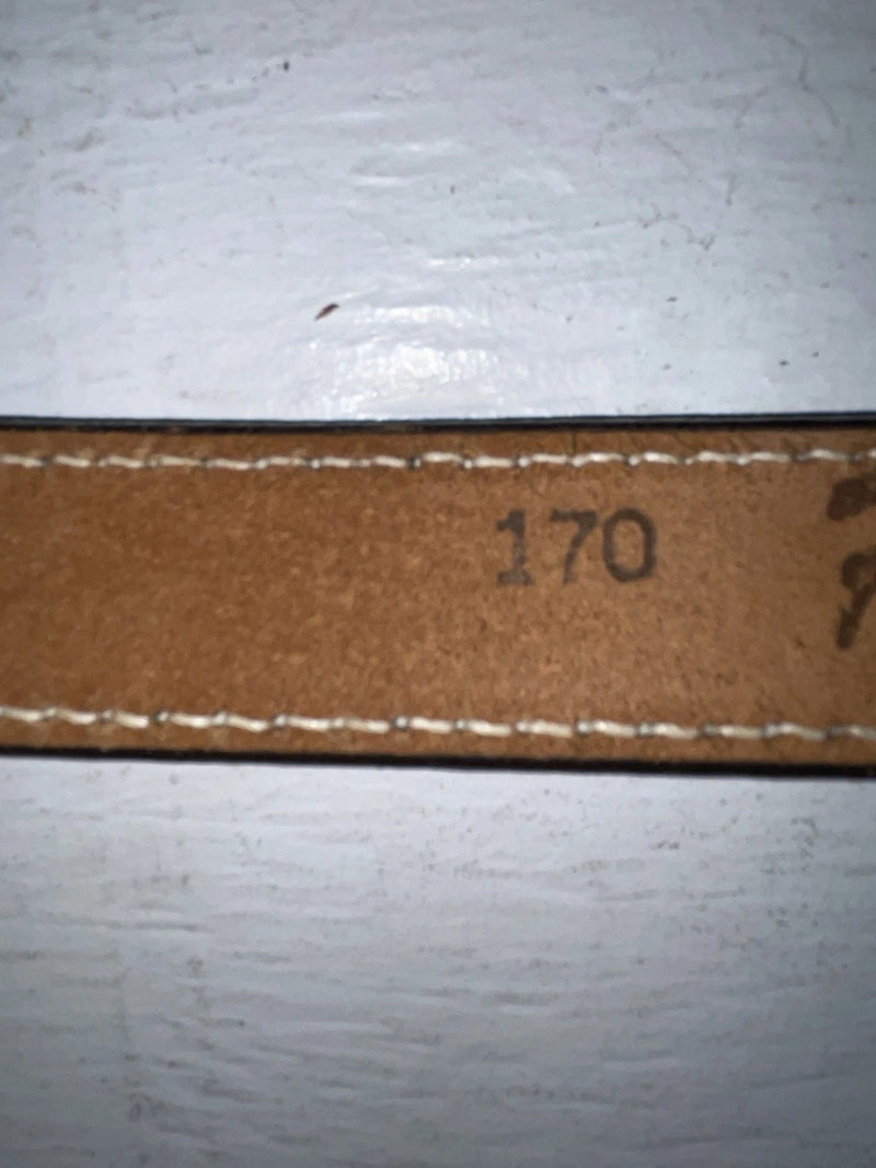 New Brown Genuine Leather Perkies Tooled 18” Belt #170 NN-85