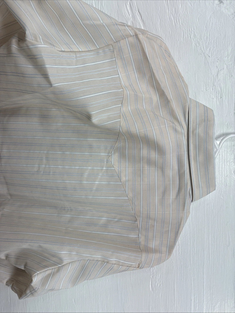 New Men’s H Bar C Multicolor Stripe Long Sleeve Pearl Snap 15.5 Medium K-95