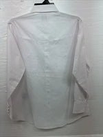 Me Women’s ELY Cattleman White Long Sleeve Pearl Snap 16.5 X 34 Large X-43